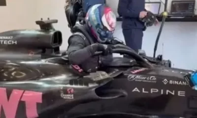Franco Colapinto tuvo su primera prueba con Alpine: el gesto de Flavio Briatore