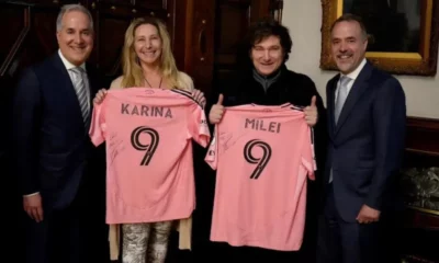 Uno de los dueños del Inter Miami de Messi se reunió con Javier Milei y le aseguró que invertirá en un club de Argentina