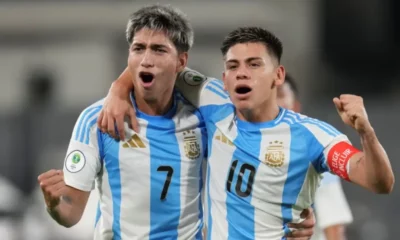 La Selección argentina le ganó un partidazo a Uruguay en el Sudamericano Sub 20 y quedó a un paso del Mundial