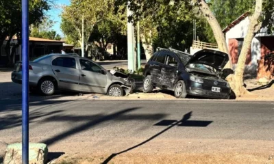 Accidente en Rivadavia: una pareja quedó internada tras un choque