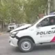 Investigan las causas del choque en cadena entre patrulleros