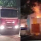 Una casa de familia se prendió fuego en plena noche