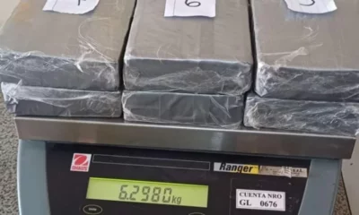 Encontraron más de seis kilos de cocaína en un colectivo en Caucete