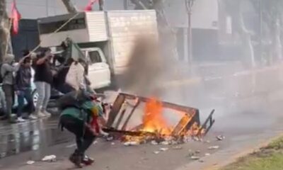 Un fotógrafo fue herido durante la represión y está en grave estado