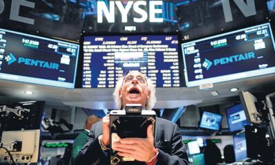 Caída de acciones, fuerte salto del blue y riesgo país cerca de los 800 puntos