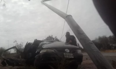Grave accidente en Caucete: un auto chocó contra un pilar, una persona murió y hay otra en estado delicado