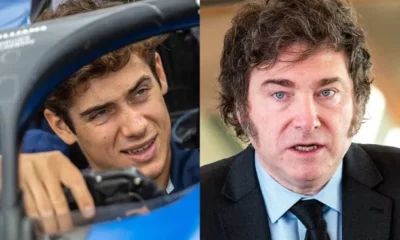 Franco Colapinto le respondió a seguidores de Javier Milei tras compartir un reclamo por Bahía Blanca