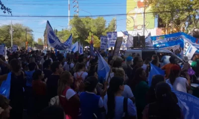 Gremios docentes entregaron un petitorio en Casa de Gobierno