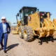 El gobernador Marcelo Orrego supervisó el inicio de la obra de pavimentación de la calle Alfonso XIII
