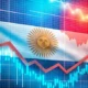 Riesgo país alcanza máximos de más de 5 meses y las acciones argentinas ceden hasta 5,5%