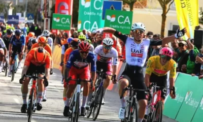 Nico Tivani avanza a paso firme en la Vuelta a Alentejo: tercero en la etapa y escolta en la general