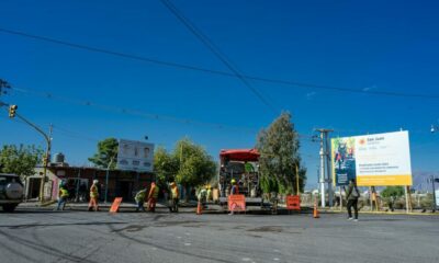 Rivadavia: Comenzaron las obras de repavimentación en calle Comercio
