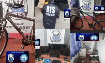 Allanamientos en Rivadavia: incautaron decenas de objetos de valor
