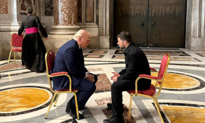 Trump y Zelensky se reunieron en el Vaticano