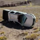 Impactantes fotos de la camioneta que volcó en el Paso de Agua Negra