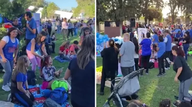 De azul y con antorchas, San Juan concientizó sobre el autismo De azul y con antorchas, San Juan concientizó sobre el autismo