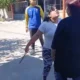 Detuvieron a una mujer que amenazó de muerte a su vecina con un cuchillo de carnicero
