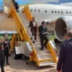 Javier Milei llegó a Paraguay para reunirse con el presidente Santiago Peña