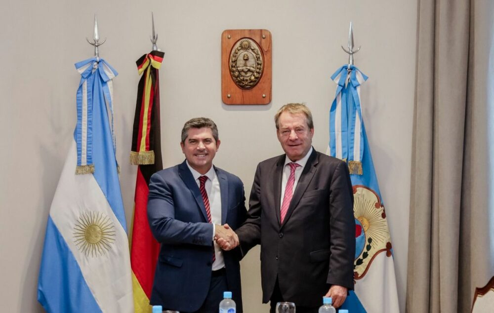 Orrego recibió al embajador de Alemania en Argentina Orrego recibió al embajador de Alemania en Argentina