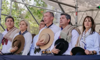 Orrego participó del inicio de la XXXIV Cabalgata a la Difunta Correa