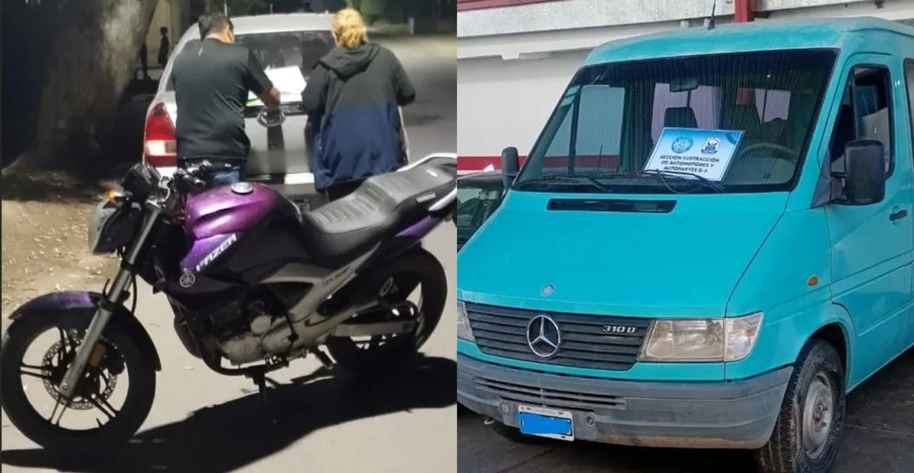 Hallaron dos vehículos robados en San Juan
