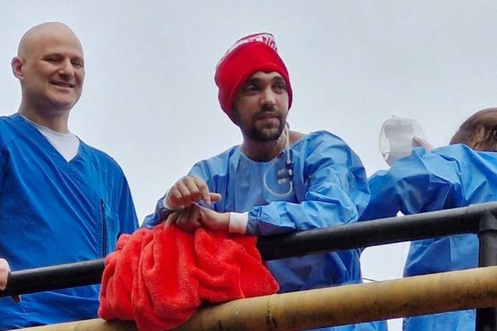 Pablo Grillo da su primer paseo por el hospital tras 55 días de recuperación Pablo Grillo da su primer paseo por el hospital tras 55 días de recuperación