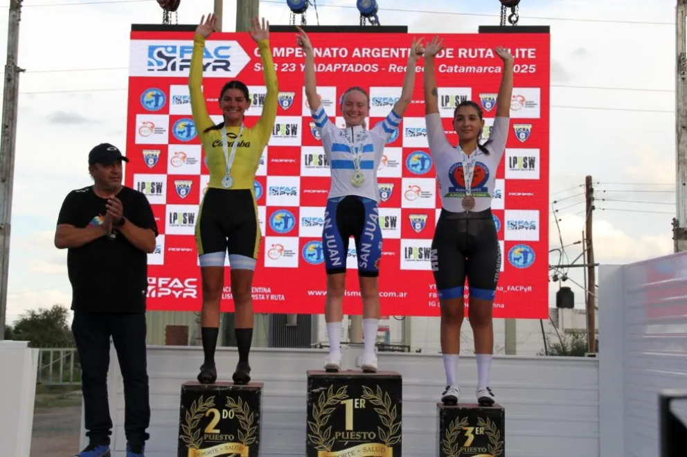 La selección sanjuanina cosechó una medalla dorada y dos de plata en el Argentino de Ruta La selección sanjuanina cosechó una medalla dorada y dos de plata en el Argentino de Ruta